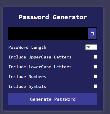 Password-geneator